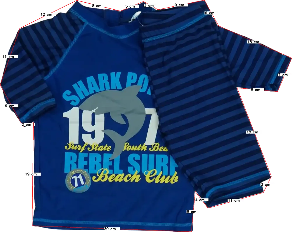 Kék Rebel Napvédő ruházat EU 110 / UK 5 év / US 5 év/XS