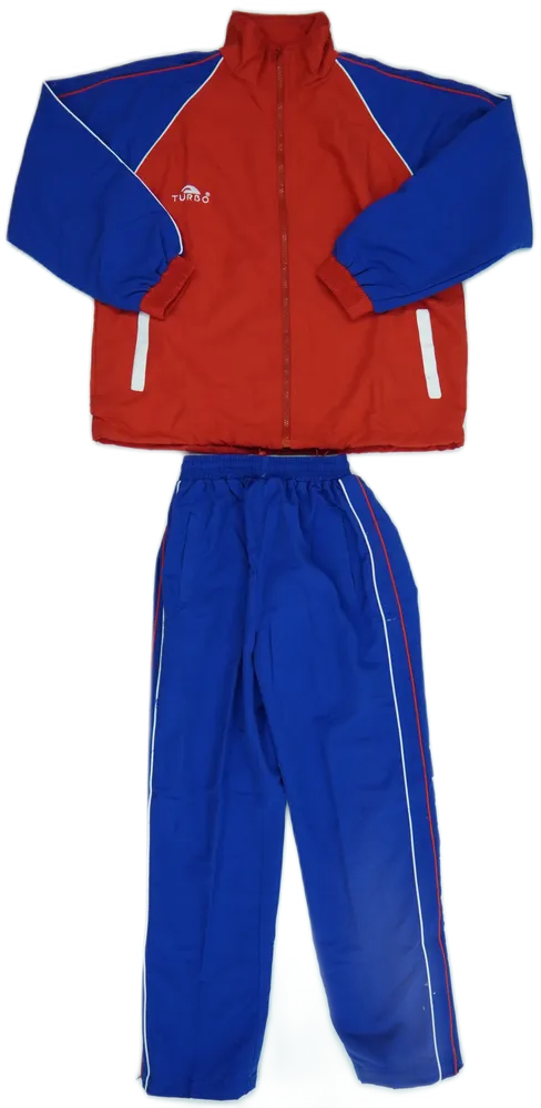 Blue Turbo 2-piece set - Top &amp; Bottom EU 176 / UK 16 years / US XL