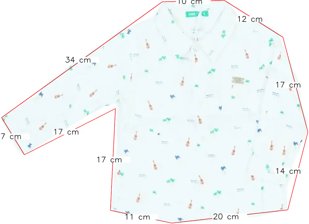 Fehér Overkids Ing EU 74 / UK 6-9 hónap / US 6-9 hónap