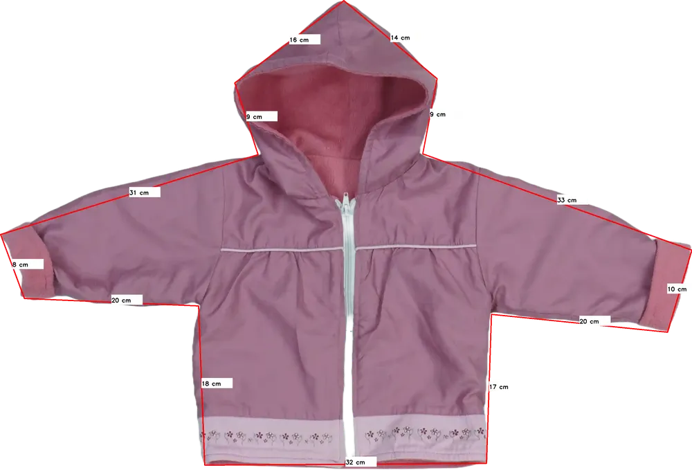 Rózsaszín Egyéb Átmeneti kabát EU 74 / UK 6-9 hónap / US 6-9 hónap