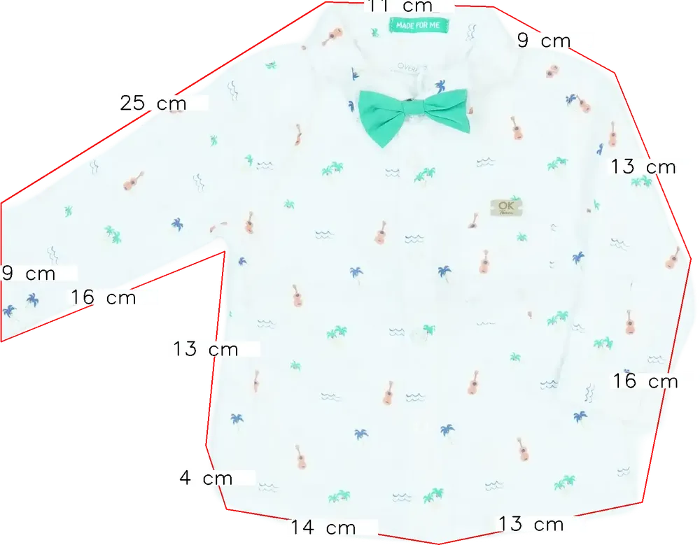 Fehér Overkids Ing EU 68 / UK 3-6 hónap / US 3-6 hónap