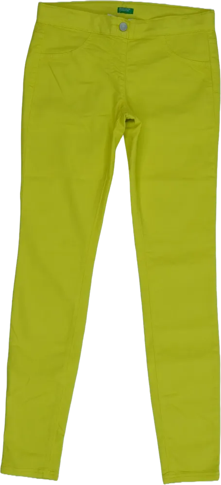 Sárga Benetton Hosszúnadrág EU 170 / UK 15 év / US XL