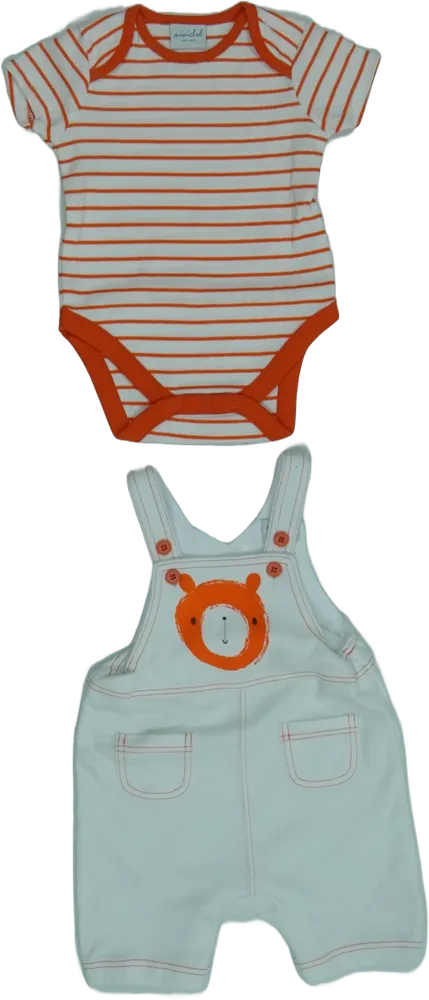 Multicoloured Mini Club 2-piece set - Top &amp; Bottom EU 68 / UK 3-6 months / US 3-6 months