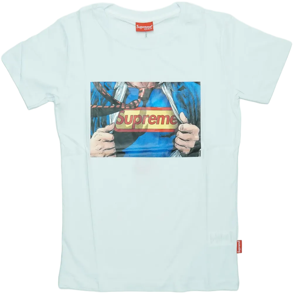 Fehér Supreme Póló EU 164 / UK 14 év / US 14 év/XL