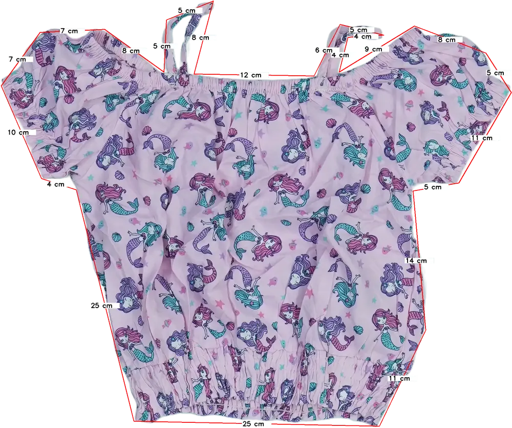 Rózsaszín Y.F.K. Blúz EU 134 / UK 9 év / US 9 év/L