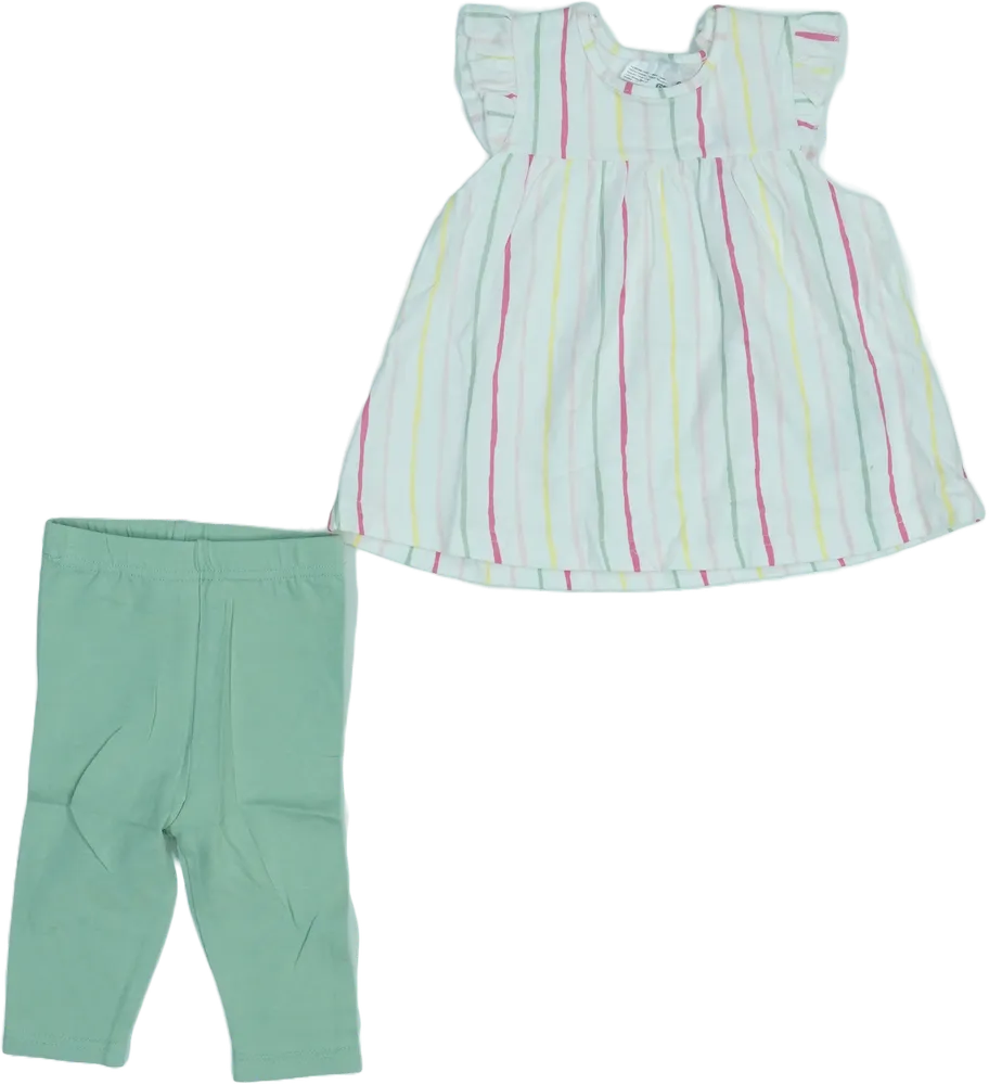 Többszínű Ergee 2 részes szett - Felsőruházat és nadrág EU 68 / UK 3-6 hónap / US 3-6 hónap