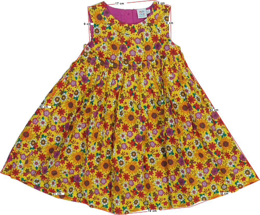 Sárga Mini Club Ruha EU 86 / UK 12-18 hónap / US 18 hónap