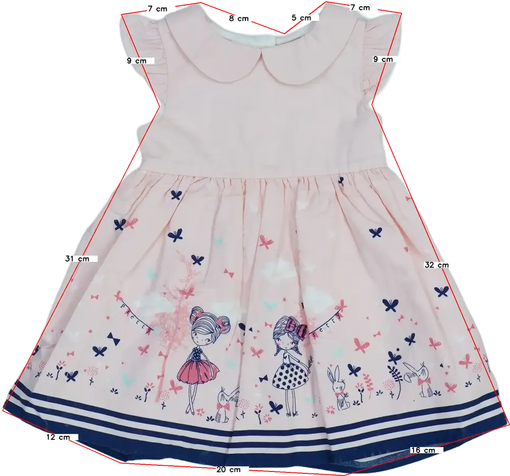 Rózsaszín Early Days Ruha EU 68 / UK 3-6 hónap / US 3-6 hónap