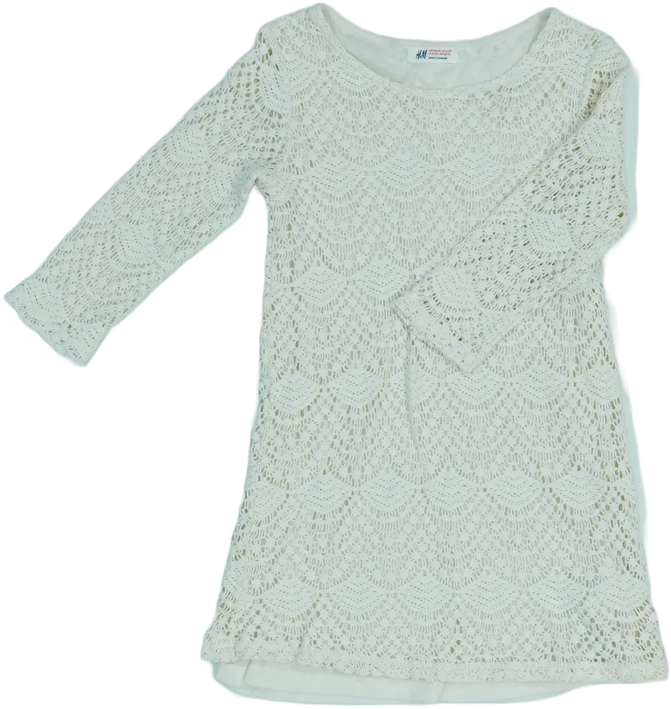 Fehér H&amp;M Ruha EU 152 / UK 12 év / US 12 év/L
