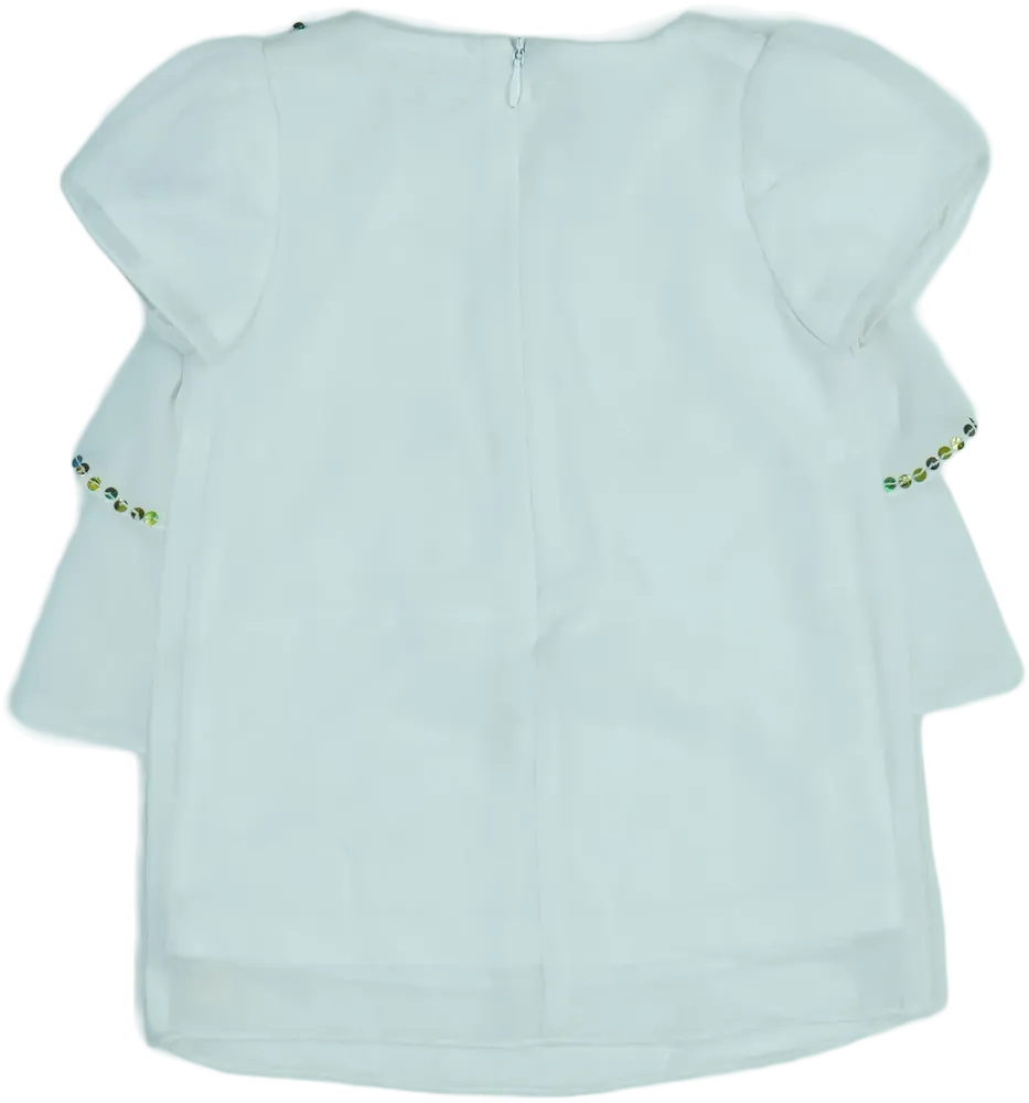 Fehér S.Oliver Blúz EU 92 / UK 2 év / US 2T