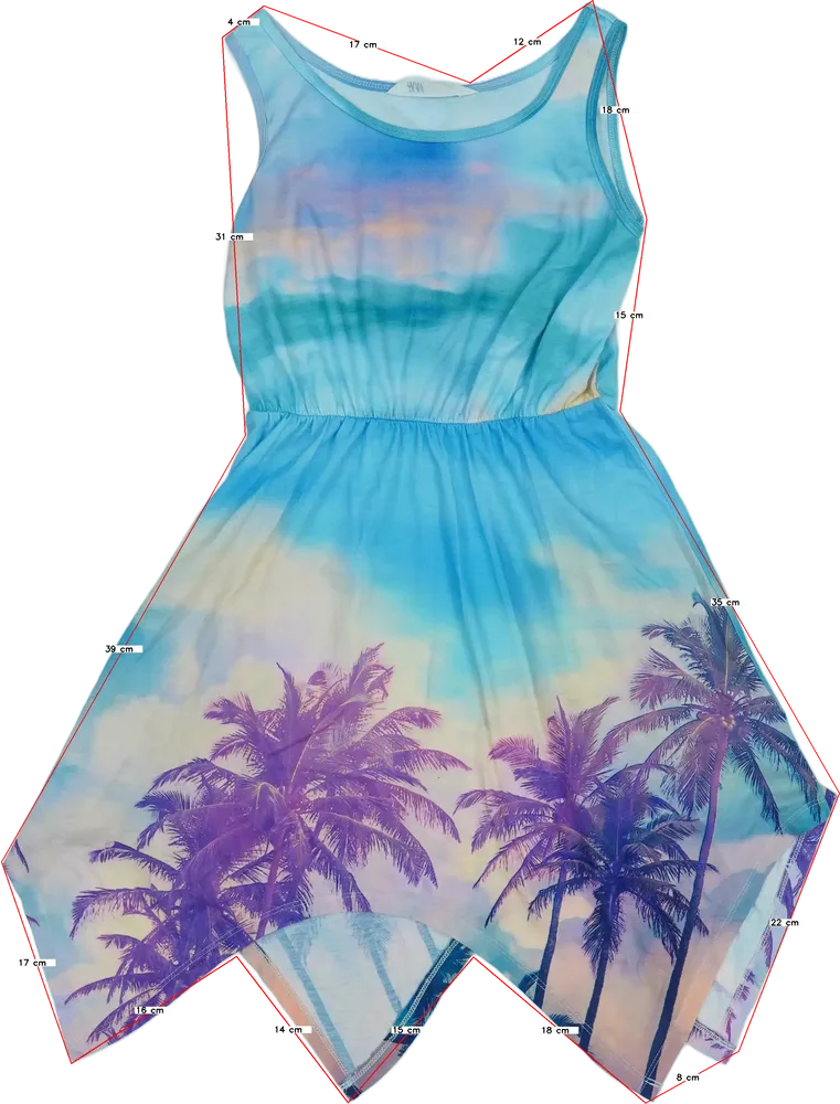 Többszínű H&amp;M Ruha EU 152 / UK 12 év / US 12 év/L