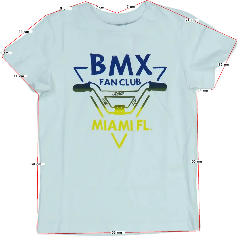 Fehér OVS Póló EU 122 / UK 7 év / US 7 év/M