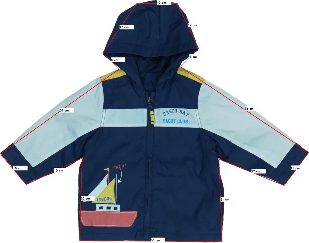 Kék Mothercare Széldzseki EU 86 / UK 12-18 hónap / US 18 hónap