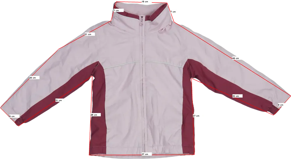 Rózsaszín Egyéb Síkabát EU 116 / UK 6 év / US 6 év/S