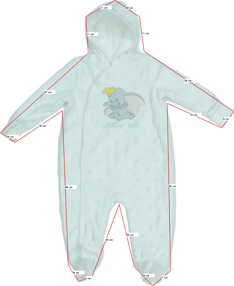 Fehér Disney Baby overál EU 80 / UK 9-12 hónap / US 12 hónap