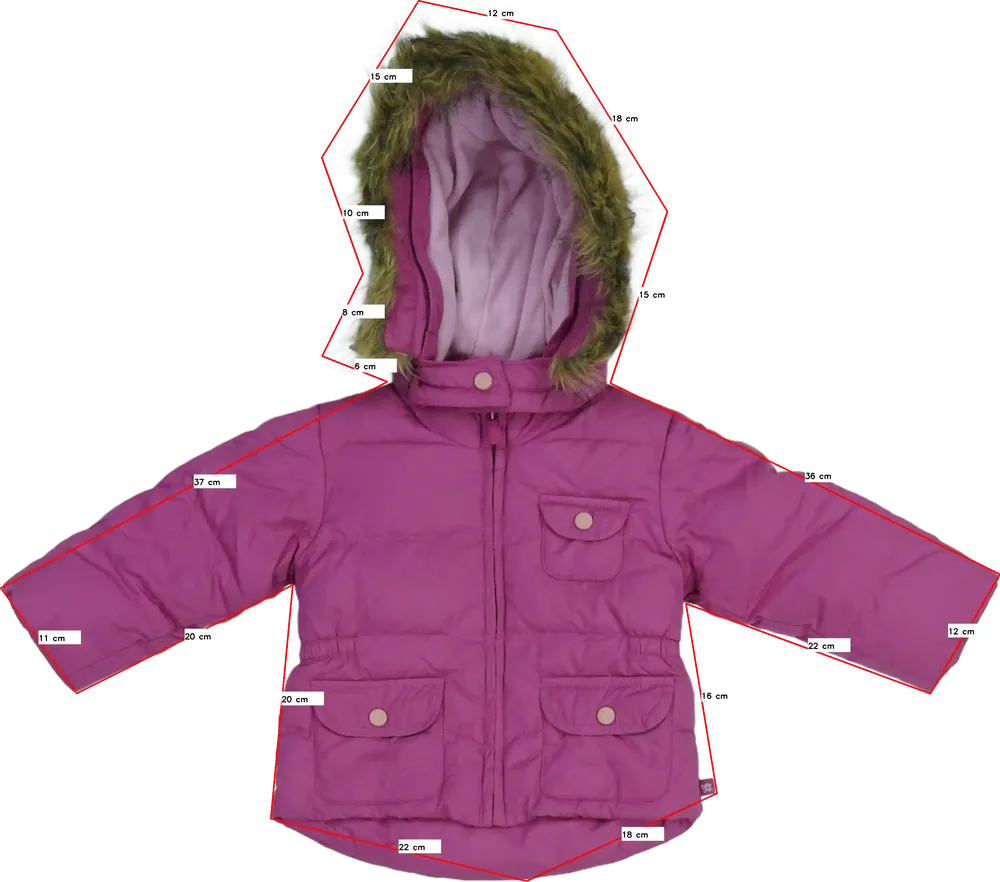Rózsaszín GAP Télikabát EU 98 / UK 3 év / US 3T