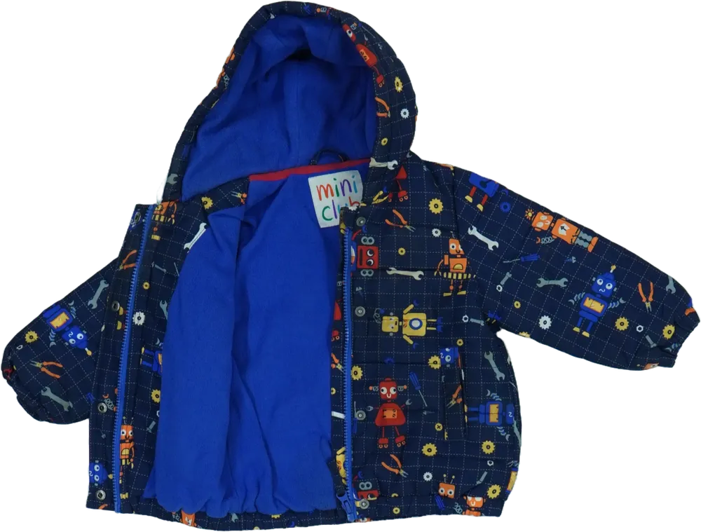 Kék Mini Club Télikabát EU 86 / UK 12-18 hónap / US 18 hónap