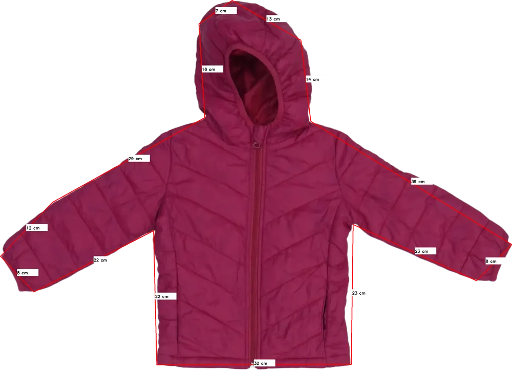 Rózsaszín Alive Átmeneti kabát EU 104 / UK 4 év / US 4T/XS