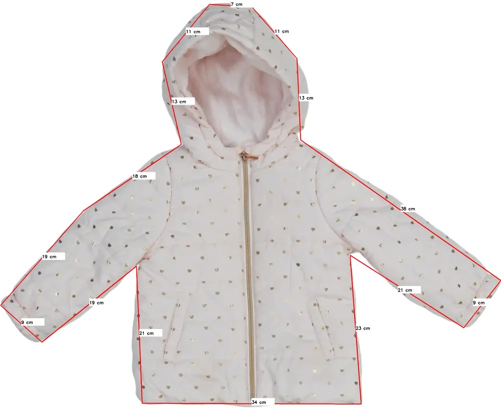 Rózsaszín E-vie Angel Télikabát EU 92 / UK 2 év / US 2T