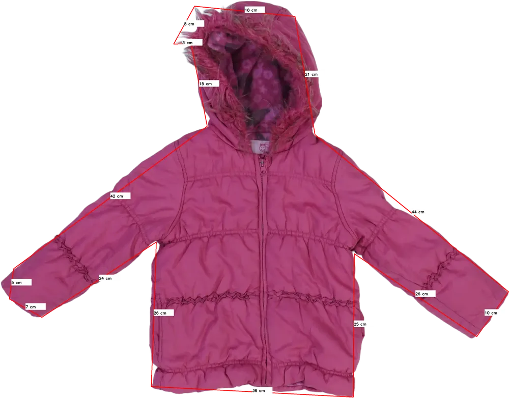 Rózsaszín Tik&amp;Tak Átmeneti kabát EU 110 / UK 5 év / US 5 év/XS