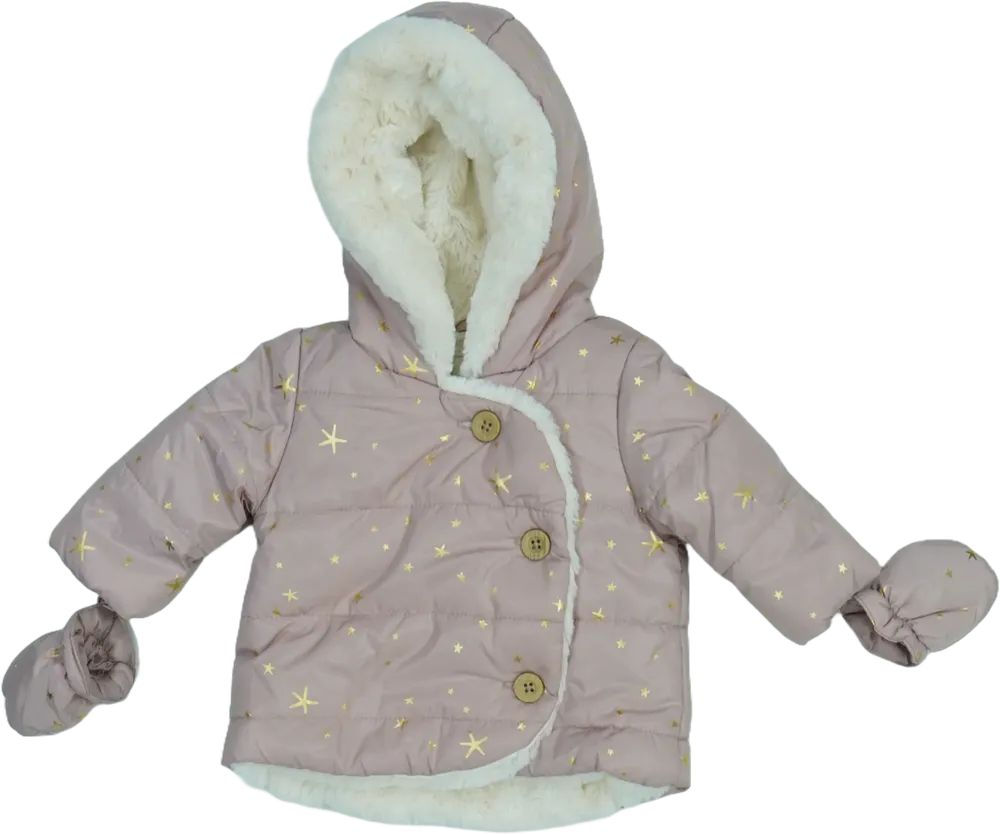 Rózsaszín George Télikabát EU 56 / UK Újszülött / US Újszülött