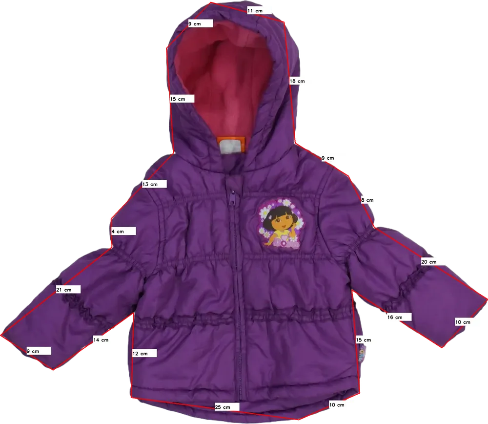 Lila Nickelodeon Átmeneti kabát EU 92 / UK 2 év / US 2T