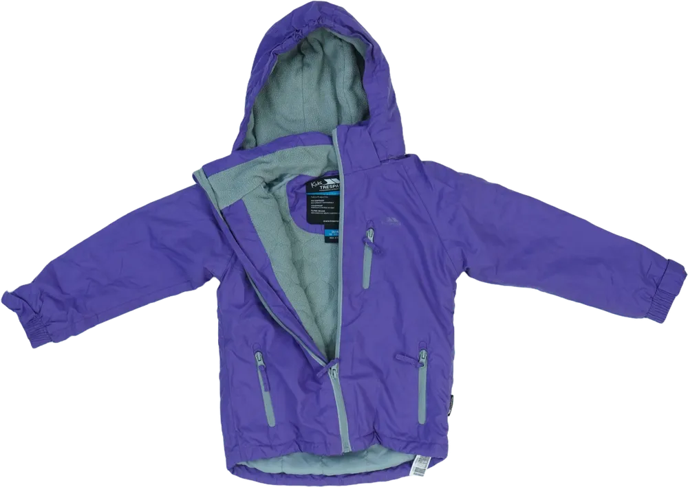 Lila Trespass Síkabát EU 104 / UK 4 év / US 4T/XS