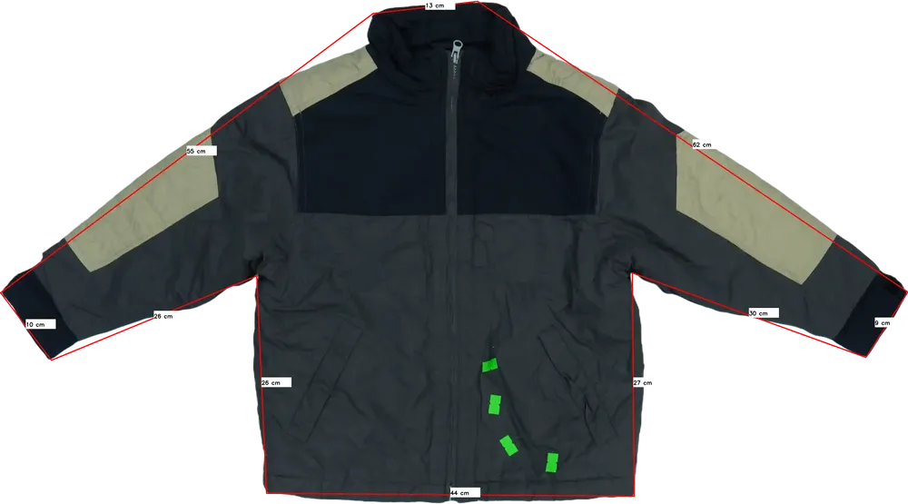 Szürke Egyéb Síkabát EU 116 / UK 6 év / US 6 év/S