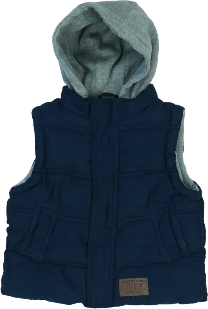 Kék Rebel Mellény EU 92 / UK 2 év / US 2T