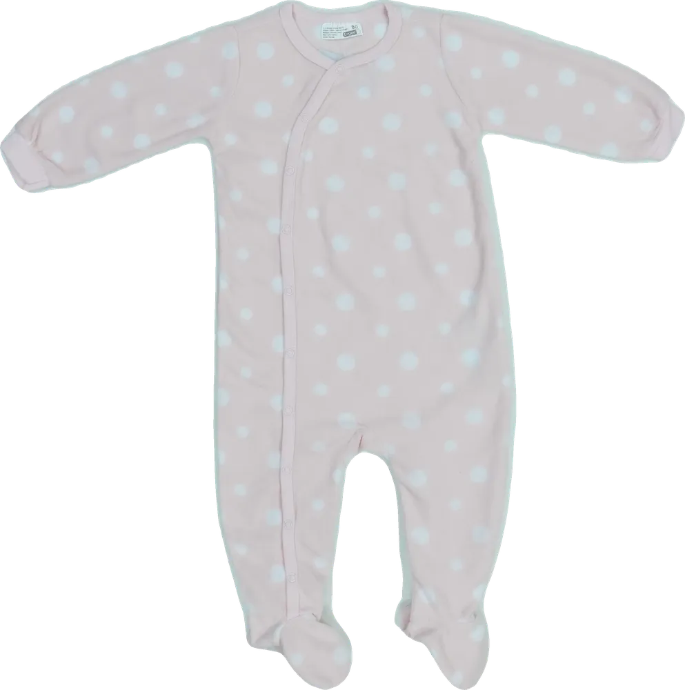 Rózsaszín Ergee Hosszú ujjú rugdalózó EU 80 / UK 9-12 hónap / US 12 hónap