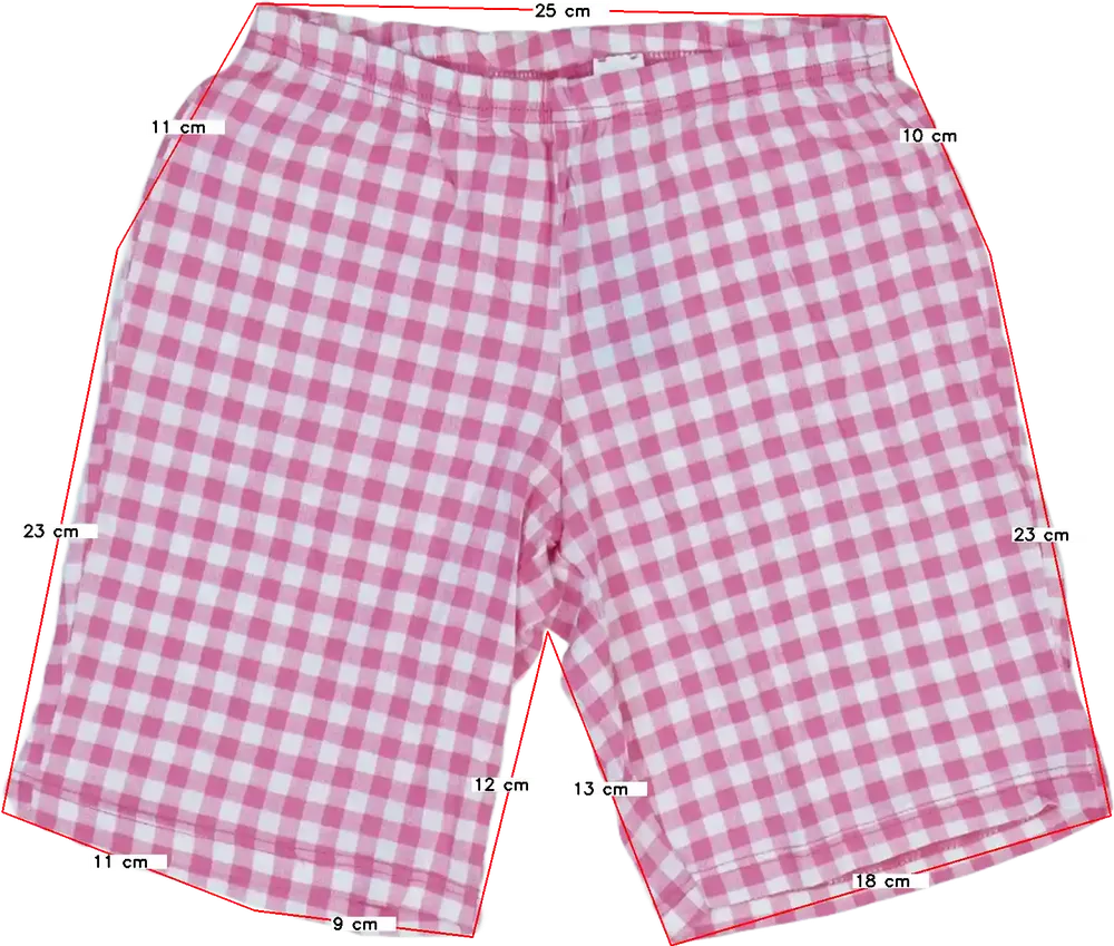 Rózsaszín Benetton Rövidnadrág EU 128 / UK 8 év / US 8 év/M