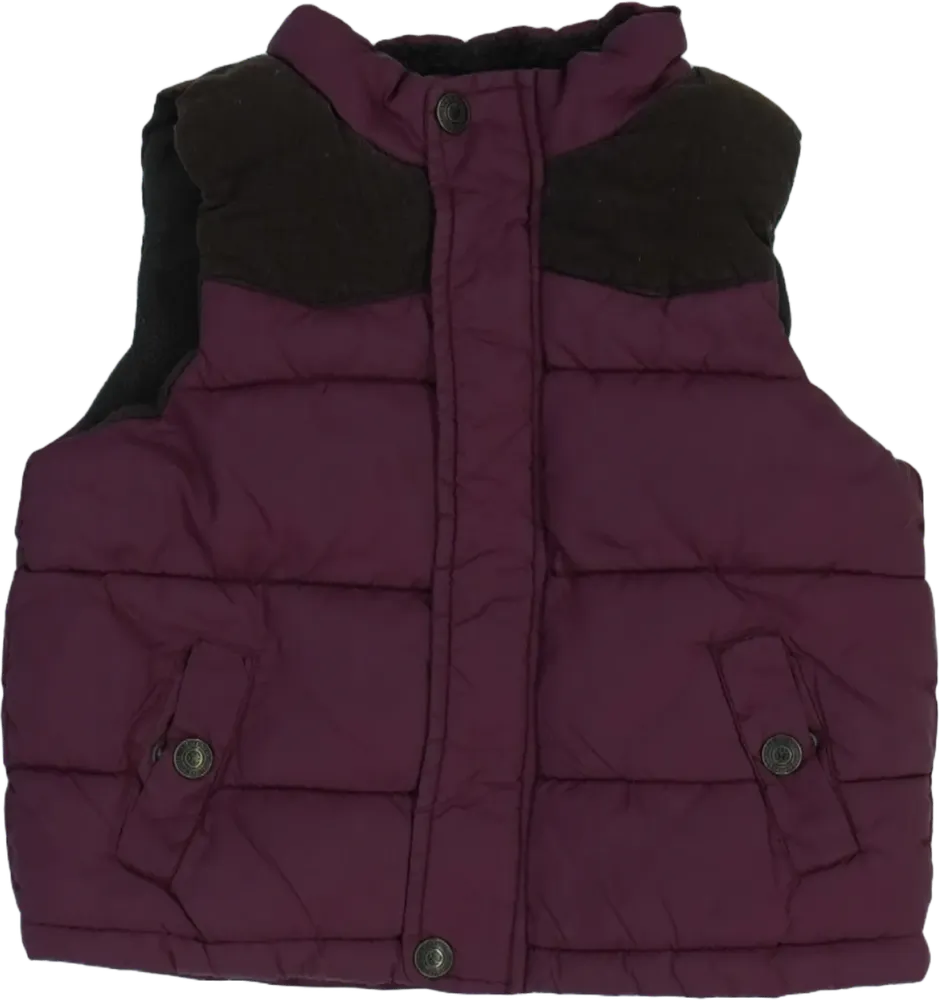 Bordó Rebel Mellény EU 92 / UK 2 év / US 2T