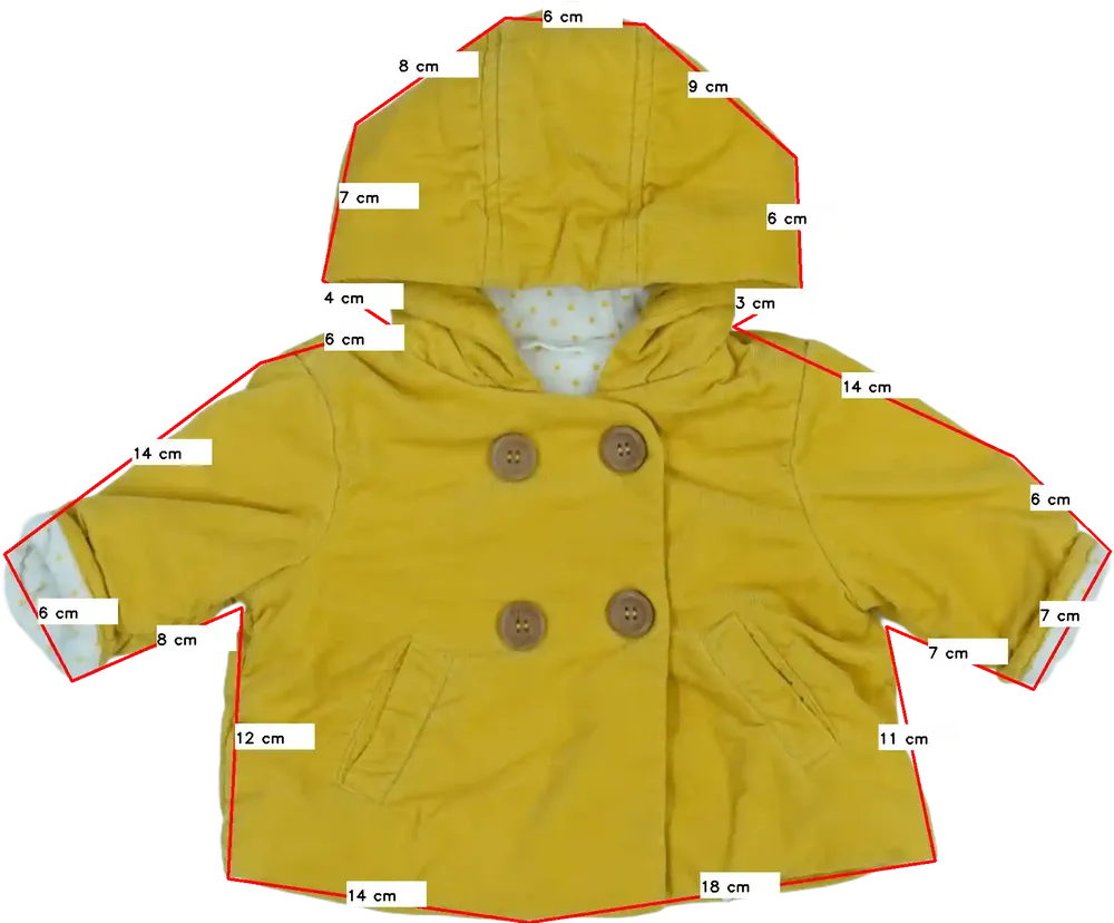 Sárga Next Baby kocsikabát EU 56 / UK Újszülött / US Újszülött