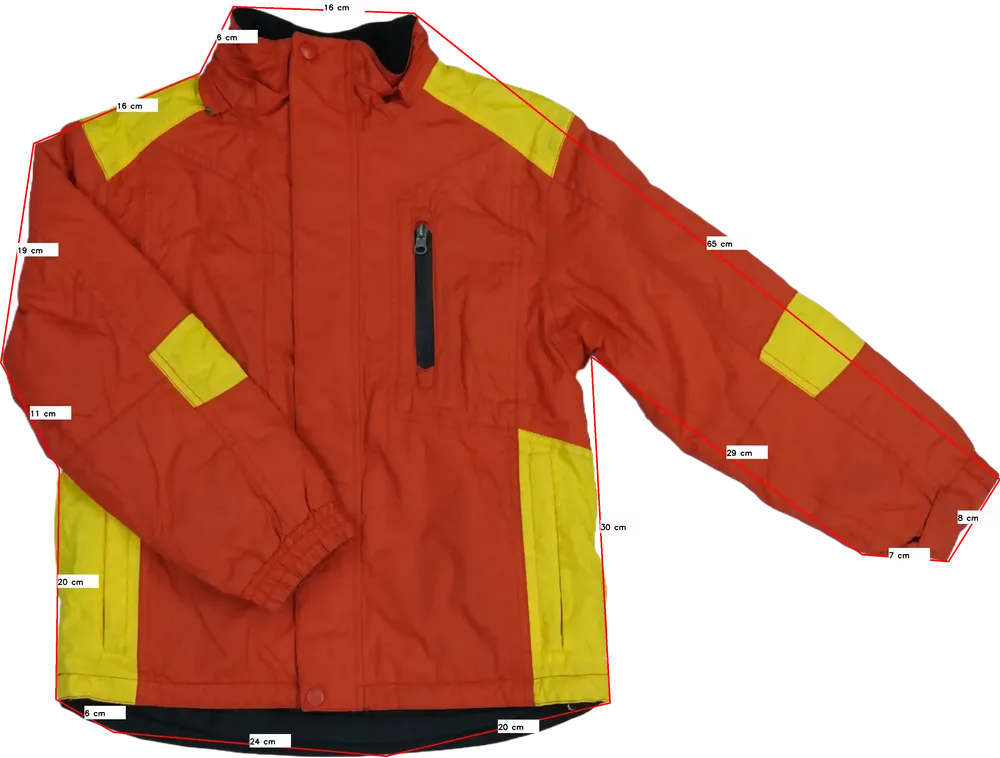 Piros Alive Síkabát EU 140 / UK 10 év / US 10 év/L