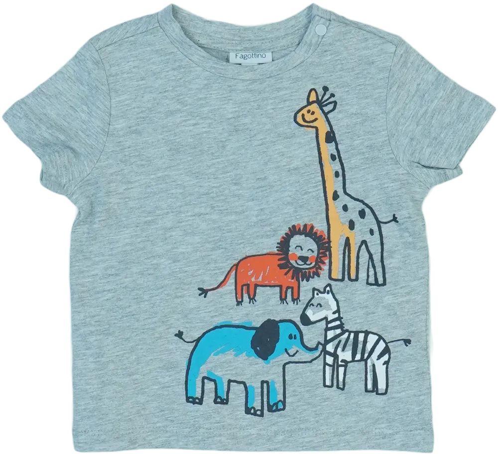 Szürke OVS - Fagottino Póló EU 80 / UK 9-12 hónap / US 12 hónap