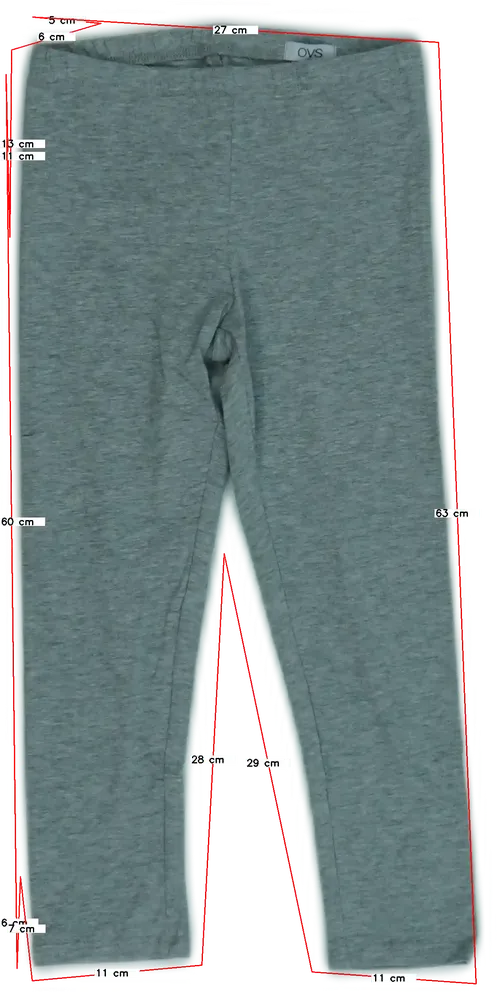 Szürke OVS Leggings EU 134 / UK 9 év / US 9 év/L