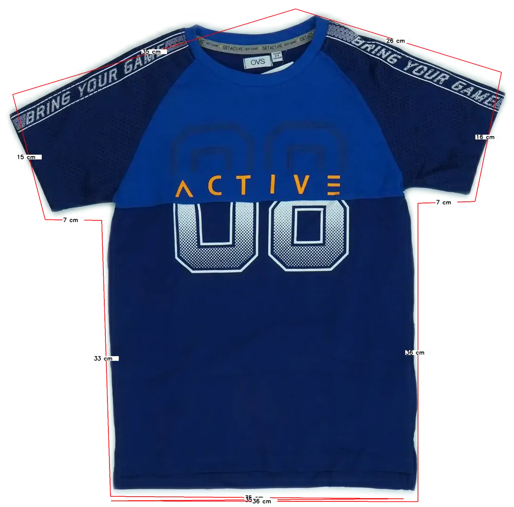 Kék OVS Póló EU 134 / UK 9 év / US 9 év/L