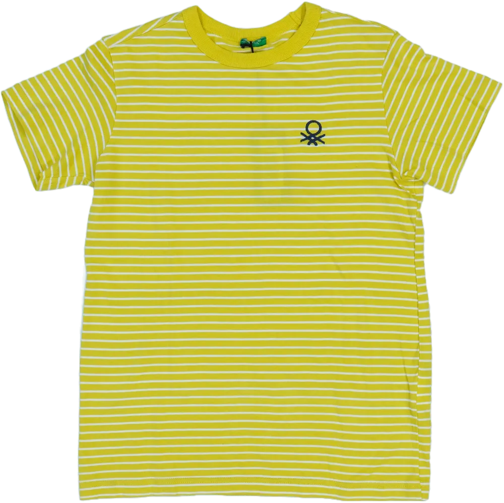 Sárga Benetton Póló EU 158 / UK 13 év / US 14 év/XL