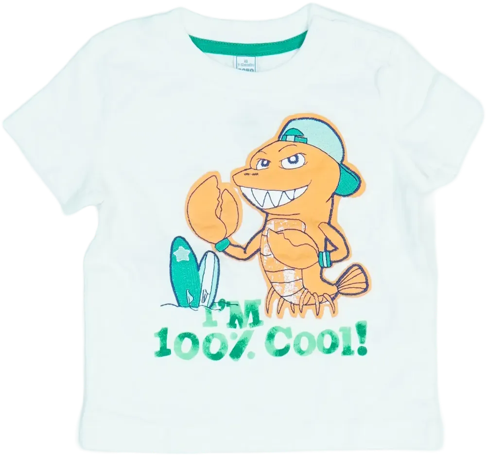 Fehér DopoDopo Póló EU 80 / UK 9-12 hónap / US 12 hónap