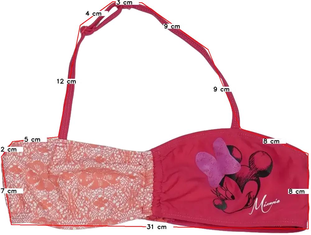 Rózsaszín Disney Bikini felső EU 164 / UK 14 év / US 14 év/XL