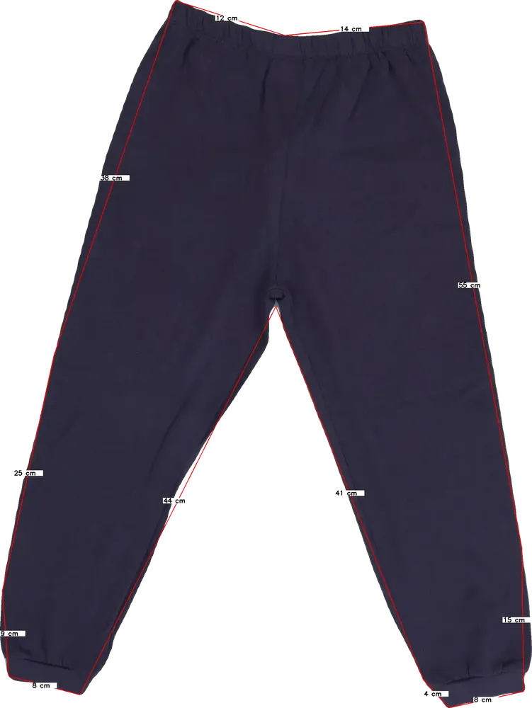 Kék PS Underwear Melegítőnadrág EU 122 / UK 7 év / US 7 év/M