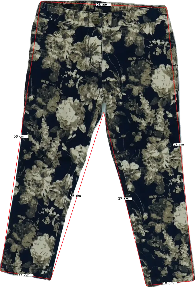 Fekete CycleBand Farmernadrág EU 104 / UK 4 év / US 4T/XS