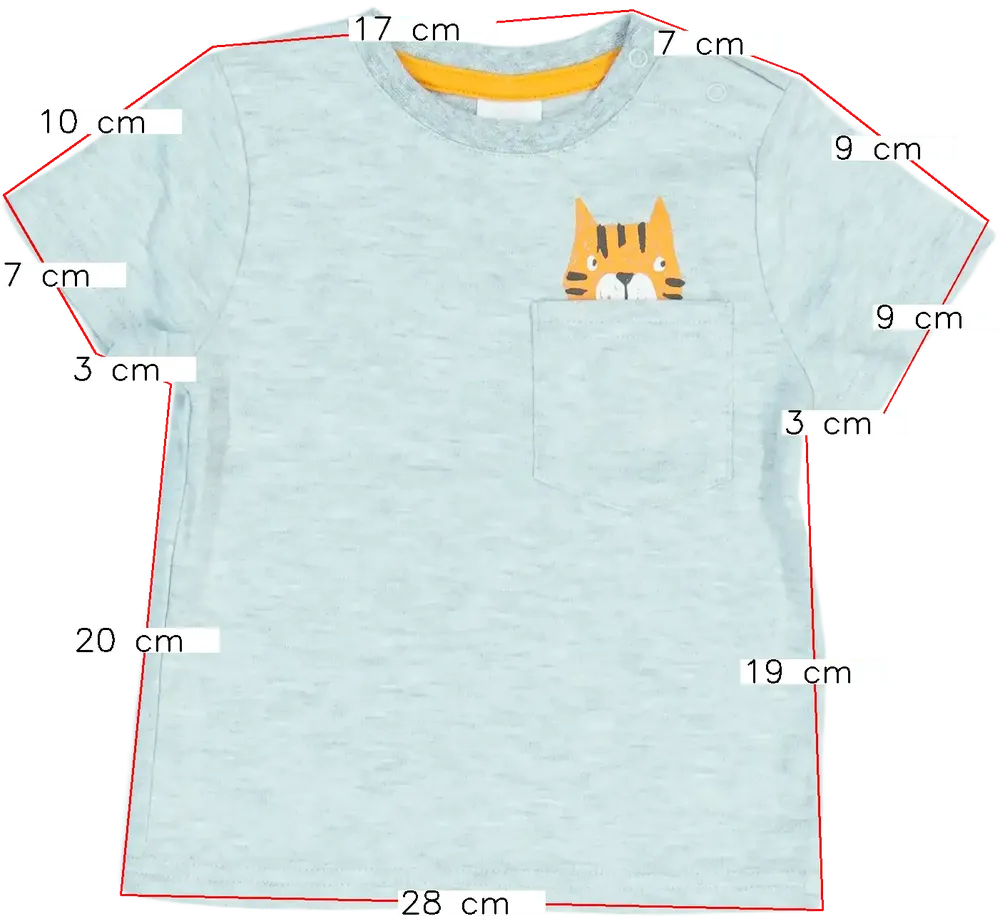 Szürke Egyéb Póló EU 68 / UK 3-6 hónap / US 3-6 hónap