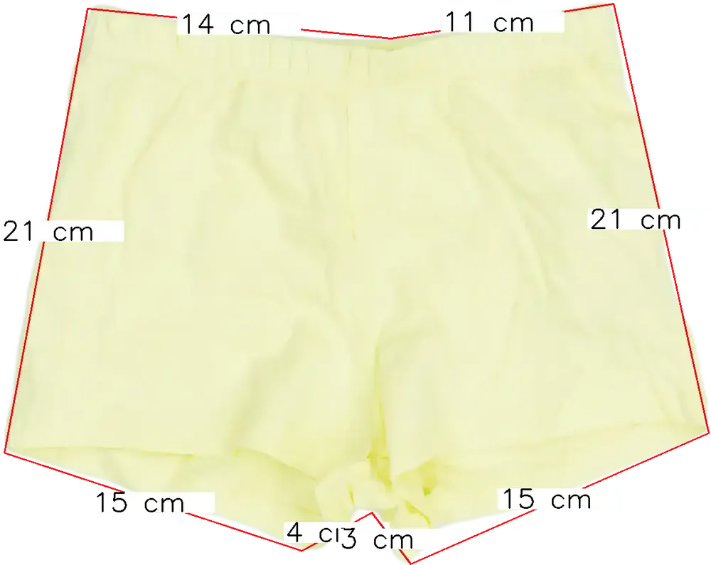 Sárga LH Rövidnadrág EU 116 / UK 6 év / US 6 év/S