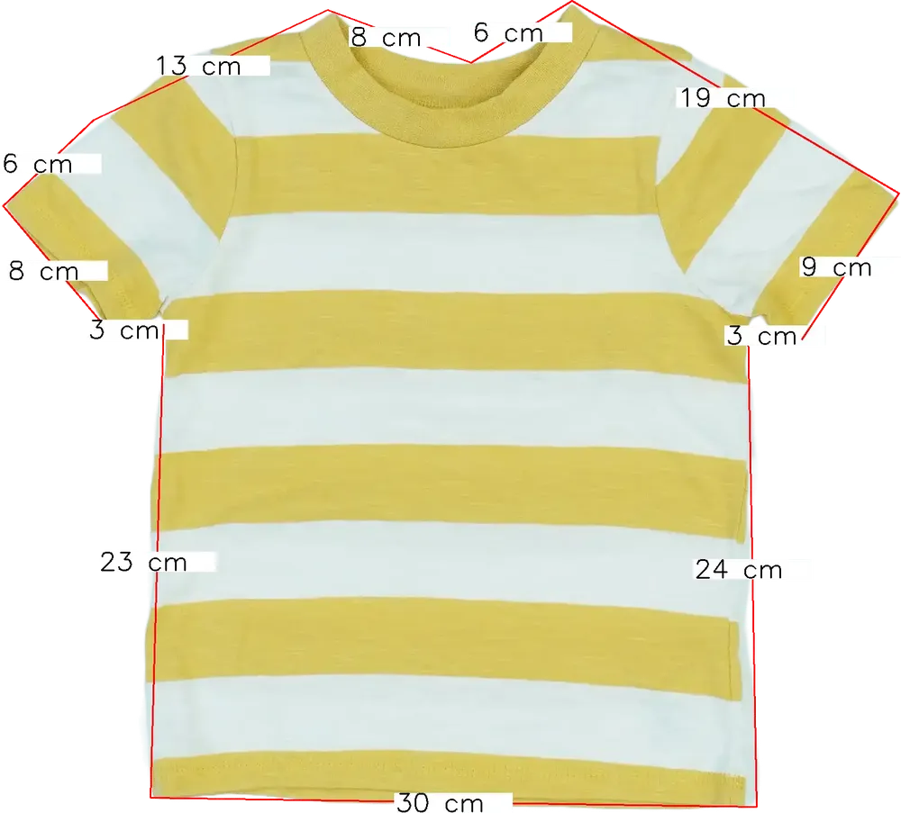 Sárga George Póló EU 86 / UK 12-18 hónap / US 18 hónap