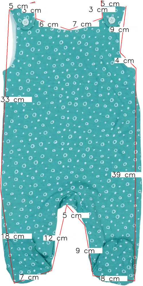 Zöld Egyéb Kantáros hosszú / rövidnadrág EU 62 / UK 0-3 hónap / US 0-3 hónap