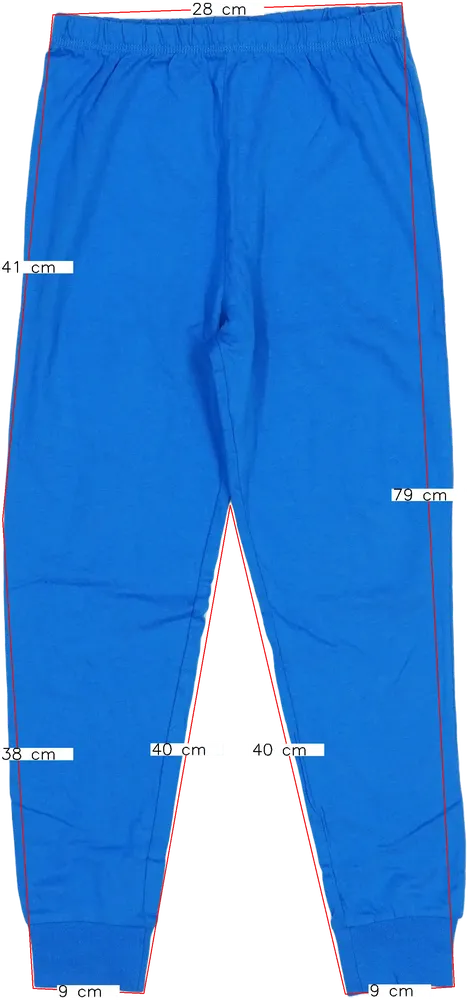 Kék George Pizsama alsó EU 134 / UK 9 év / US 9 év/L