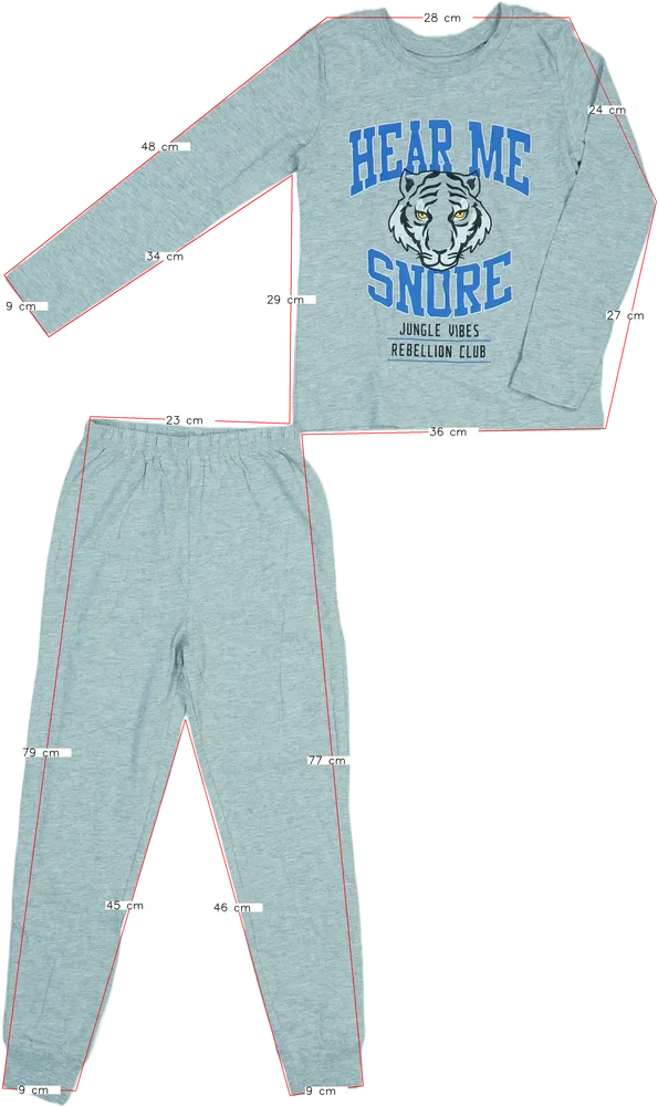 Szürke George Pizsama EU 134 / UK 9 év / US 9 év/L