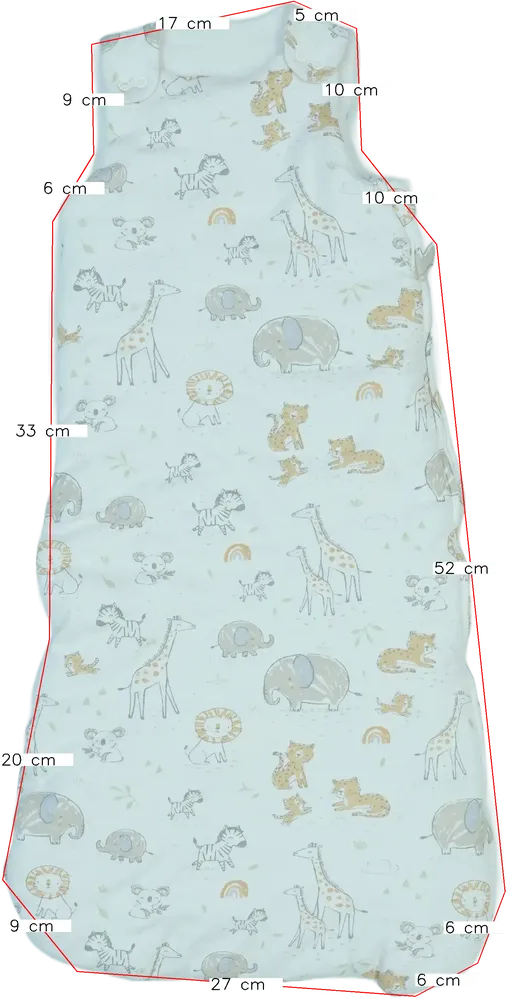 Fehér George Hálózsák EU 80 / UK 9-12 hónap / US 12 hónap