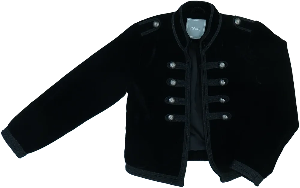 Fekete Next Blézer és Zakó EU 122 / UK 7 év / US 7 év/M